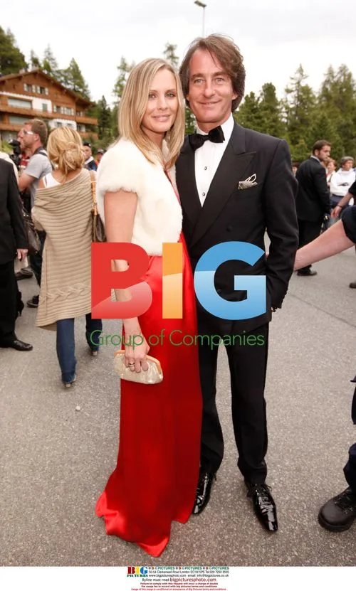 Tim Jeffries and wife Malin at Boris Becker's wedding