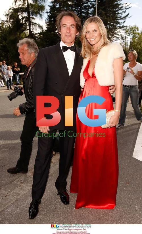 Tim Jeffries and wife Malin attend Boris Becker's wedding