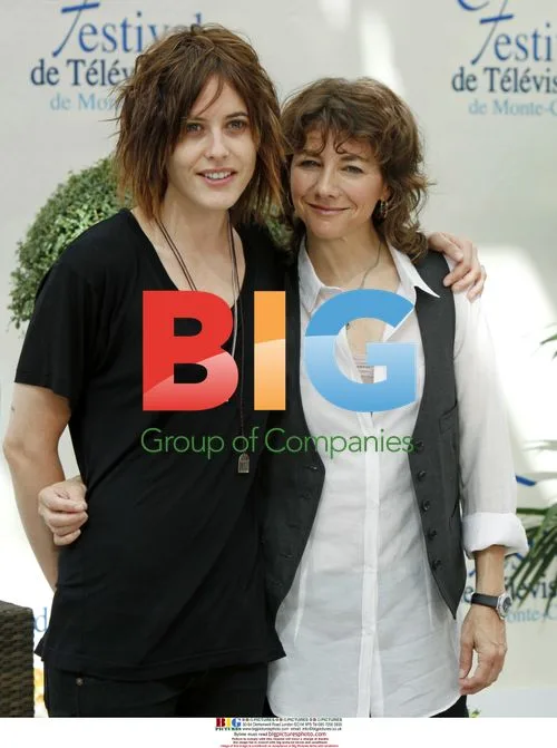 Kate Moennig and Ilene Chaiken at "The L Word" Photocall
