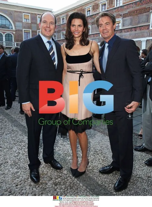Prince Albert, Kyle MacLachlan arrive for Monte Carlo TV Festival