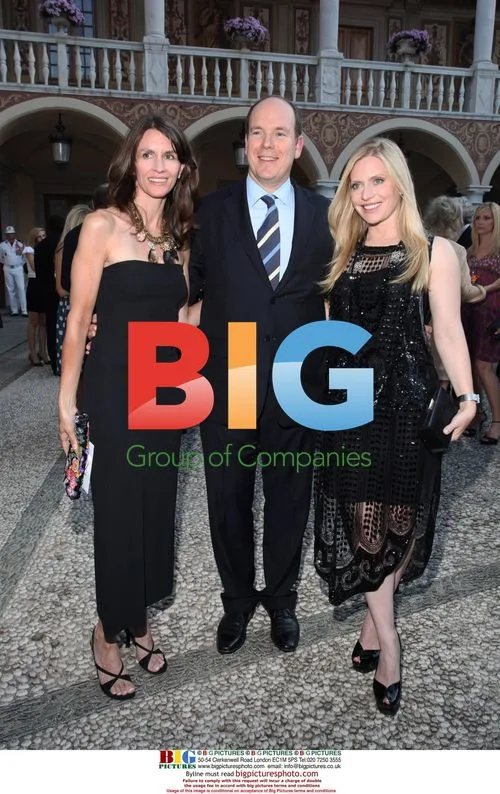 Emily Procter, Prince Albert at Monte Carlo TV Festival