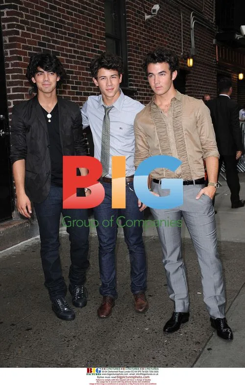 The Jonas Brothers on the Late Show