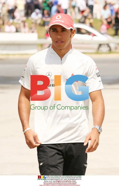 Lewis Hamilton at Mercedes World, Surrey