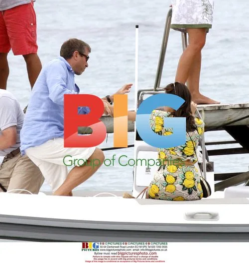 Roman Abramovich and Dasha Zhukova in Saint Tropez