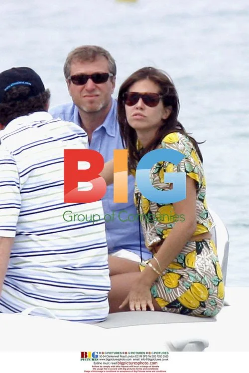 Roman Abramovich and Dasha Zhukova in Saint Tropez