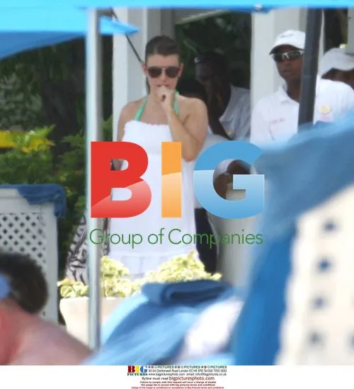 Colleen and Wayne Rooney on Caribbean Holiday