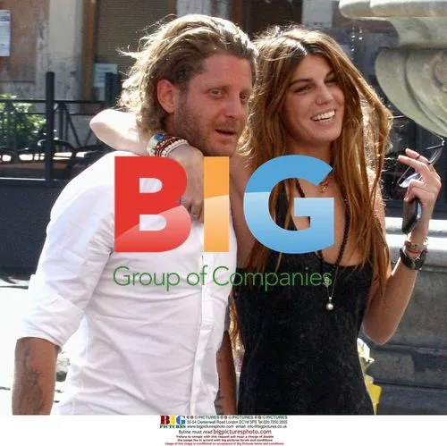 Lapo Elkann and Bianca Brandolini D'Adda in Rome