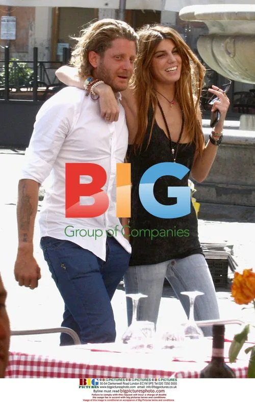 Lapo Elkann and Bianca Brandolini D'Adda in Rome
