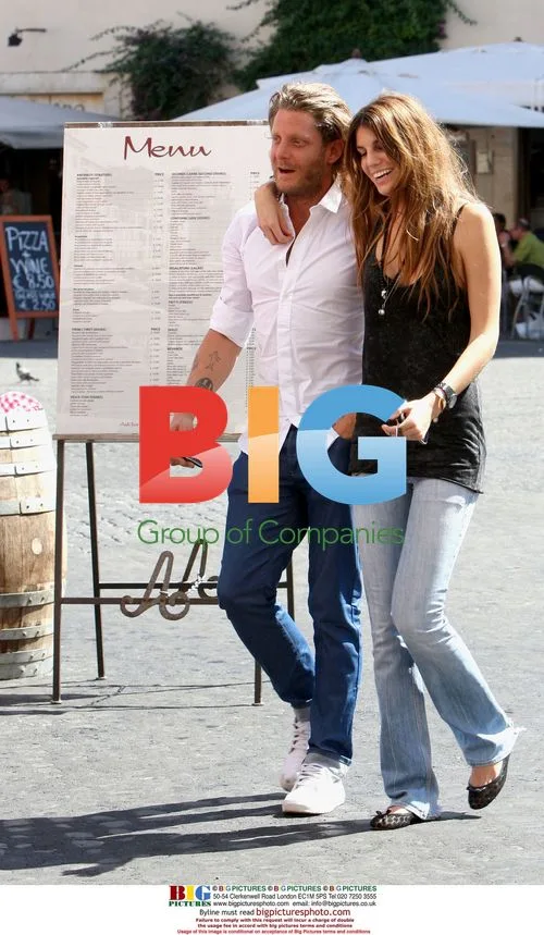 Lapo Elkann and Bianca Brandolini D'Adda in Rome