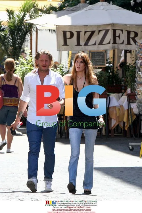 Lapo Elkann and Bianca Brandolini D'Adda Dining in Rome