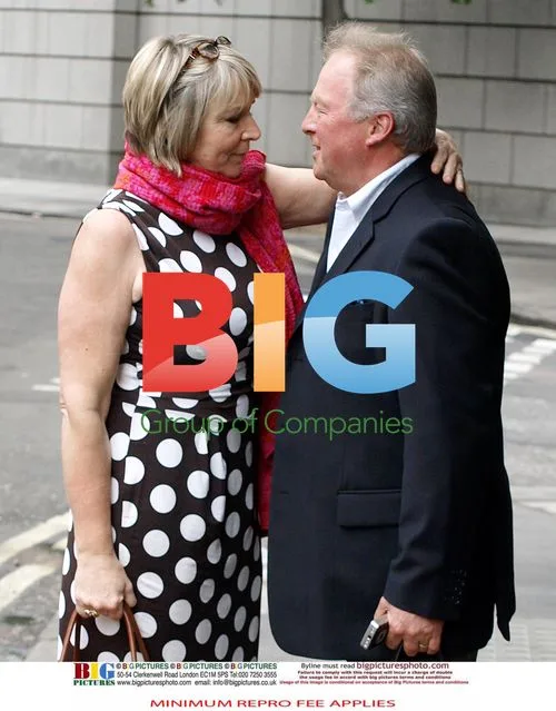 Fern Britton Greets Friend for Lunch