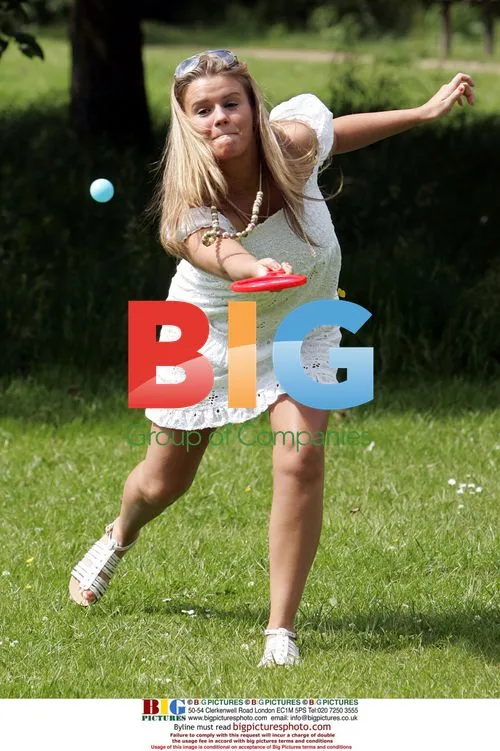 Kerry Katona at the Park with Kids