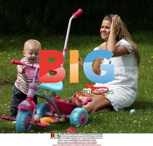 Kerry Katona at the Park with Children