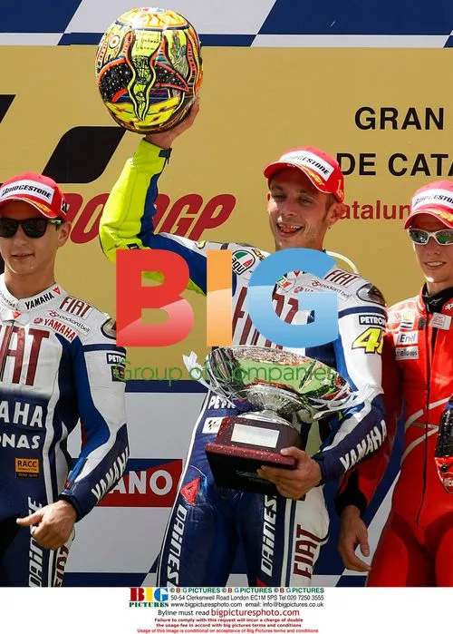 Valentino Rossi wins Catalonia GP