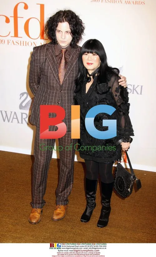Jack White and Anna Sui at 2009 CFDA Fashion Awards