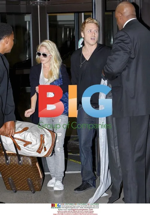Heidi Montag and Spencer Pratt at LAX