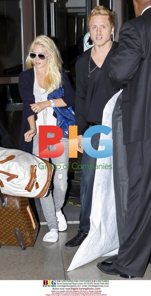 Heidi Montag and Spencer Pratt at LAX