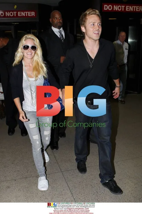 Heidi Montag and Spencer Pratt at LAX