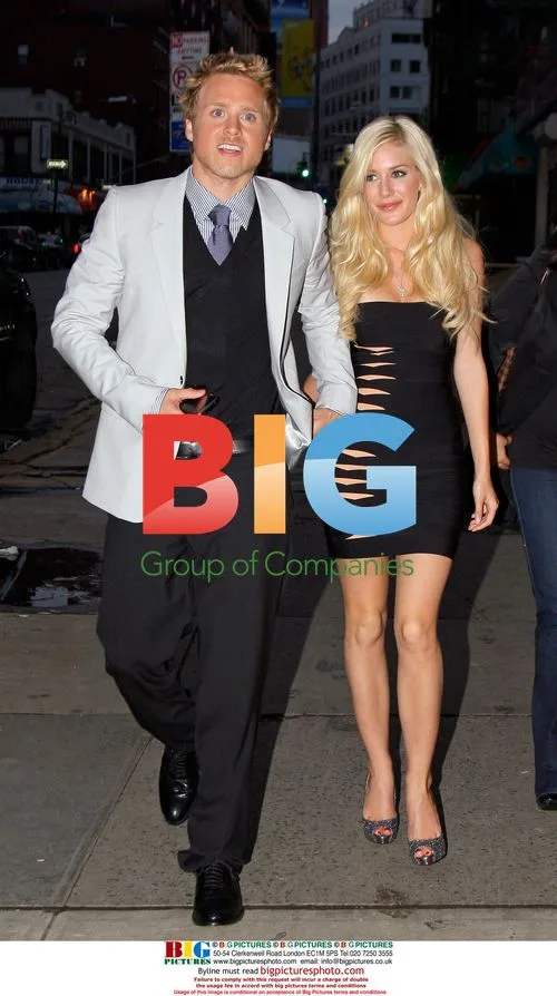 Spencer Pratt and Heidi Montag Leaving Dinner