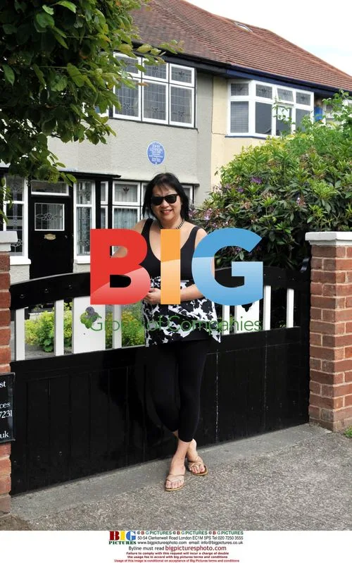 May Pang at John Lennon's Childhood Home