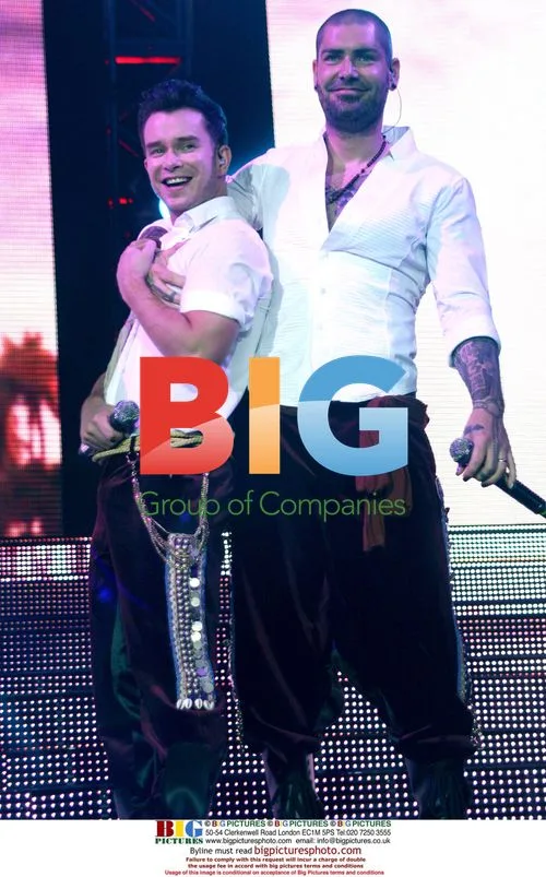 Boyzone Performing on Stage