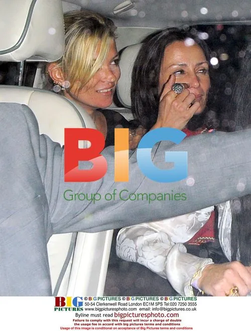 Kate Moss Leaves Cafe De Paris at 3:30am