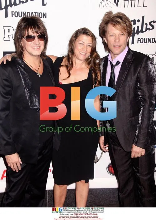 Richie Sambora, Dorothea Bon Jovi and Jon Bon Jovi at Songwriters Hall of Fame