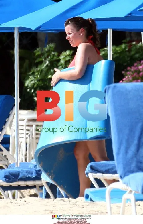Coleen Rooney Enjoys Caribbean Sun