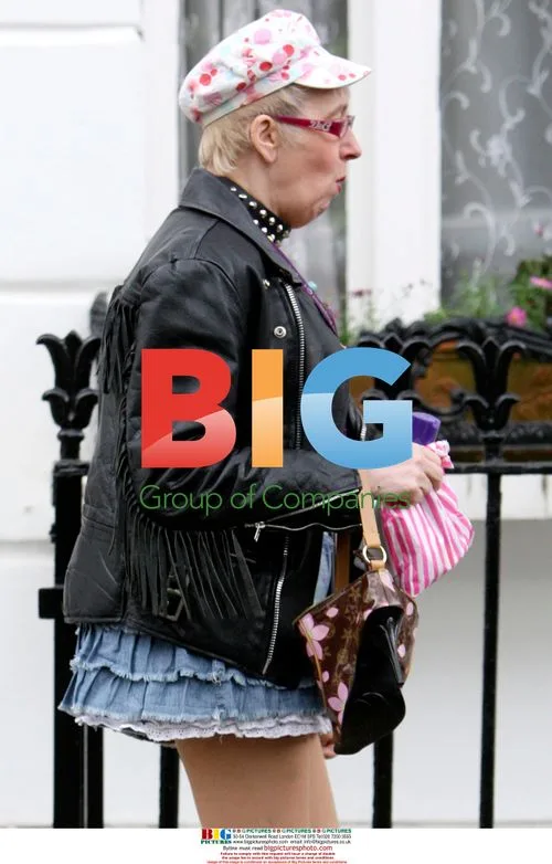 Sue Pollard Enjoys Brisk Walk and Snack in London