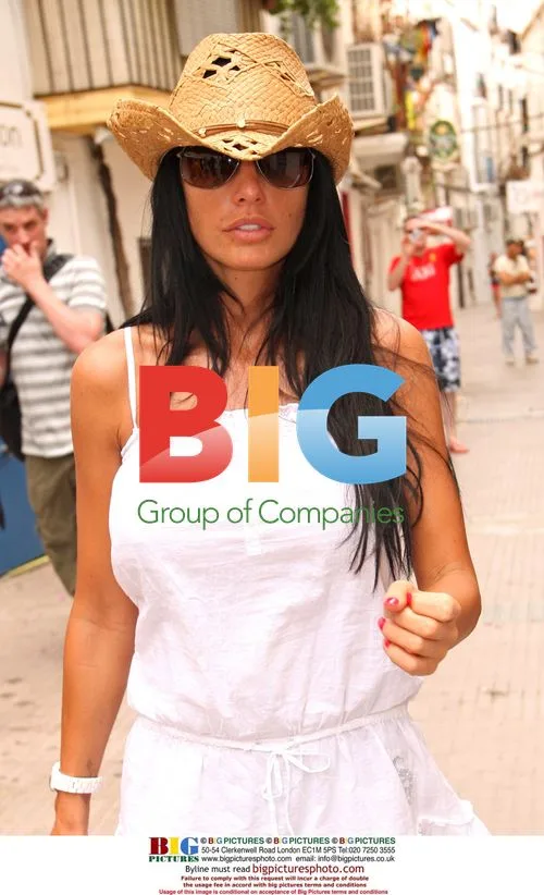 Katie Price Filmed for ITV2 Show in Ibiza