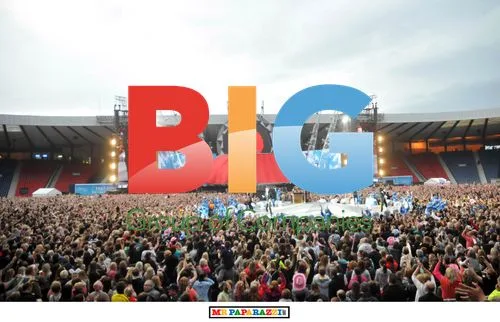 Take That Perform at Hampden Park in Glasgow