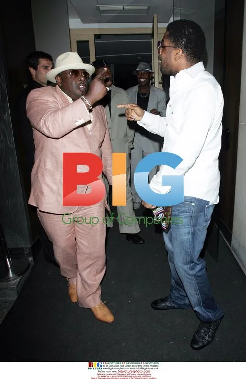 Jamal Woolard and 'Notorious B.I.G' cast leave Nobu