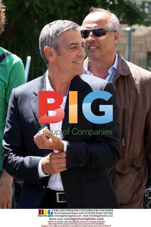 George Clooney, John Malkovic on Nespresso commercial set