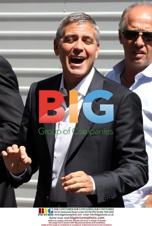 George Clooney and John Malkovic filming Nespresso ad