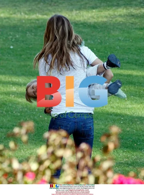 Tom Brady and Gisele Bundchen at the park