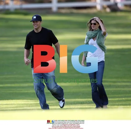Tom Brady and Gisele Bundchen with Son John