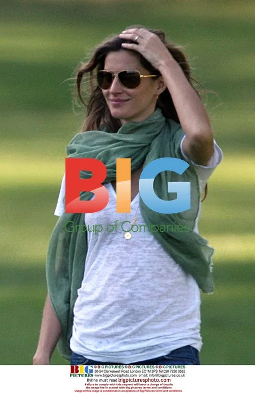 Tom Brady and Gisele Bundchen at Park with Son