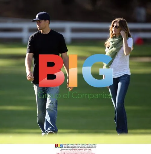 Tom Brady and Gisele Bundchen at Park