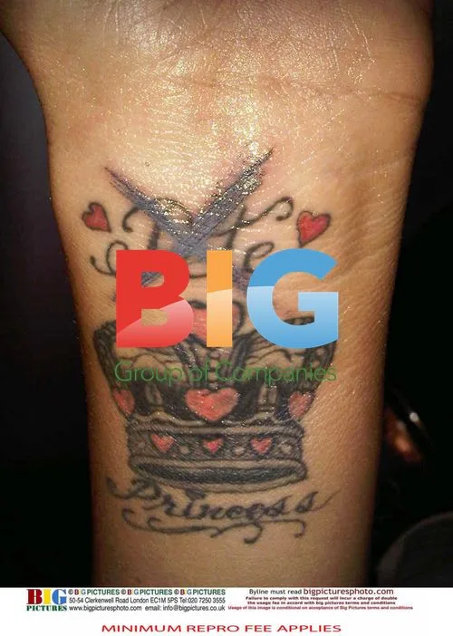 Katie Price has Peter Andre tattoo covered