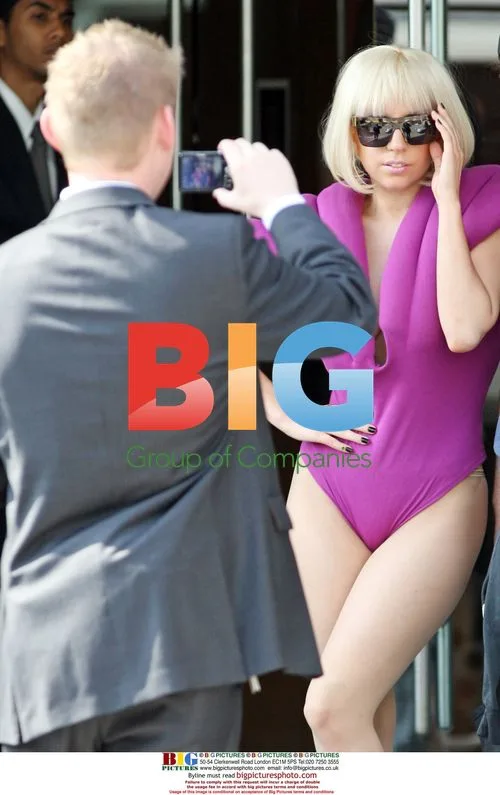 Lady Gaga Poses with Fan in Toronto