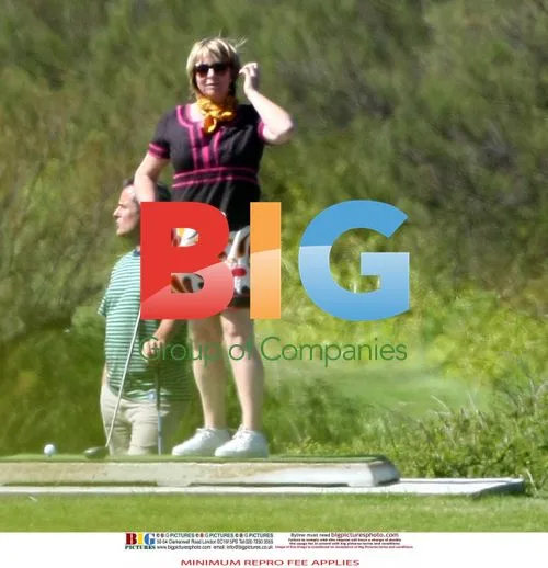 Fern Britton Plays Golf with Phil Vickery