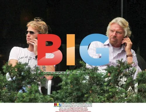 Richard Branson and son Sam at Trump Hotel