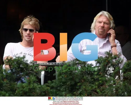 Richard Branson and son Sam at Trump Hotel