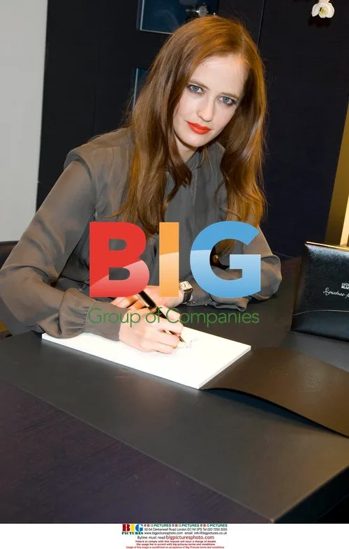 Eva Green and Montblanc CEO at Hamburg event