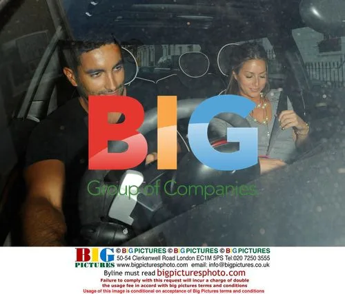 Saskia Boxford seen with mystery man