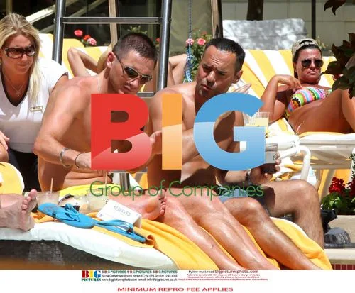 Frank Lampard and Michael Greco Poolside in Las Vegas