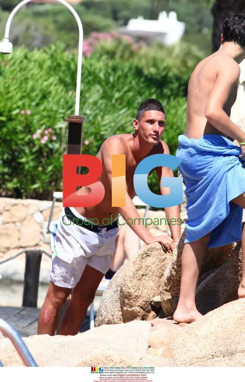 Macheda and Petrucci on Sardinia holiday