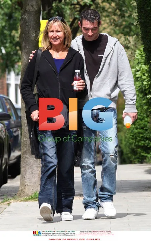 Carol McGiffin and Mark Cassidy Out in London