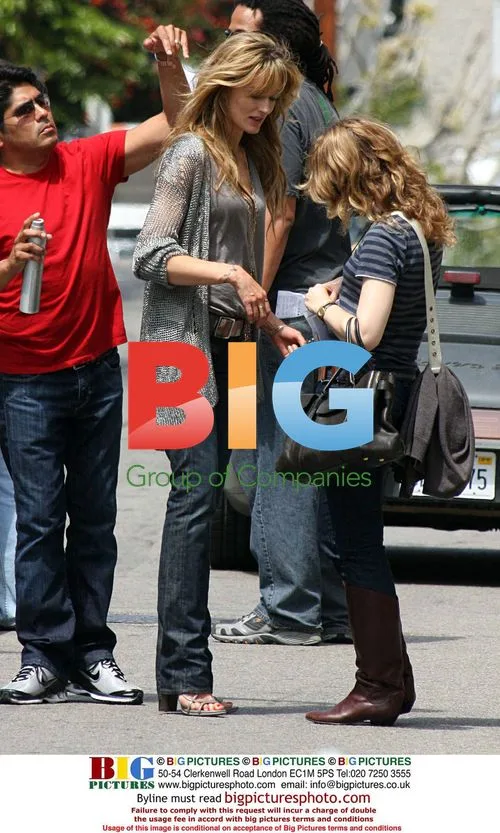 David Duchovny and Natascha McElhone on "Californication" set