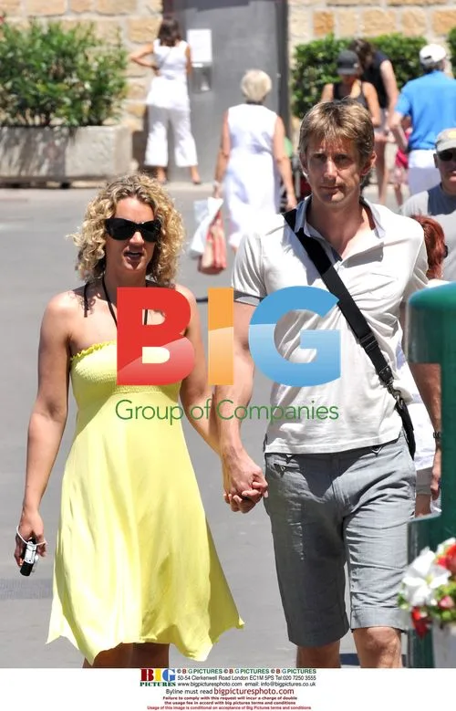 Edwin van der Sar Strolls in Saint Tropez